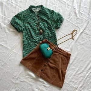 Vintage 1960's Psychedelic Cap Sleeve Top